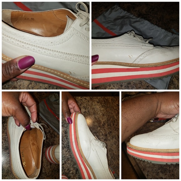Prada Wingtip Platform Oxfords - Picture 7 of 7